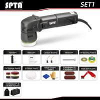 SPTA - Original 3inch Random Orbit 10MM Dual Action Polisher Mini Electric Polisher Car Beauty Polishing Machine & Accessories