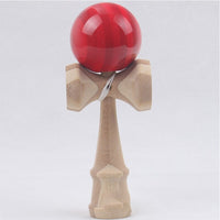 Professional Wooden Kendama Juggling Balls Outdoors Juggle Game Crack Bamboo PU Paint Ball Skillful Jumbo Kendama Toys for Kid