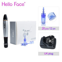 Dr Pen Ultima A1 Electric Derma Pen With 22 Pcs Cartridges Mesotherapy Auto Micro Needle Pen Derma Microneedling System