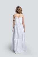 AKOSEE - Original Mae Parachute Maxi Dress in White