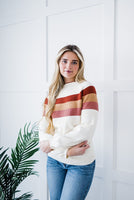 LIVING FREE BEAUTY - Original Cuddle Up Striped Sweater