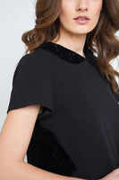 CONQUISTA FASHION - Original Black Lace Detail Dress