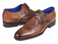 Paul Parkman Split Toe Men's Brown Derby Shoes (ID#8871BRW)