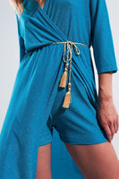 Q2 - Original Maxi Dress in Shimmer Blue