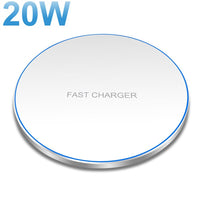 30W Qi Wireless Charger Dock for Samsung S21 S20 S10 S9 Note 10 20 iPhone 13 12 Pro 11 Max XS XR X 8 Induction Fast Charging Pad