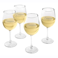 Set of 4  Wine Glasses