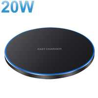 30W Qi Wireless Charger Dock for Samsung S21 S20 S10 S9 Note 10 20 iPhone 13 12 Pro 11 Max XS XR X 8 Induction Fast Charging Pad