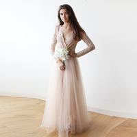 BLUSHFASHION - Original Blush Tulle and Lace Dress #1125