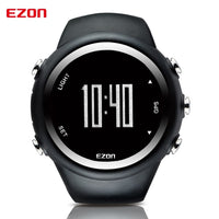 Men's Digital Sport Wristwatch GPS Running Watch With Speed Pace Distance Calorie Burning  Stopwatch 50M Waterproof EZON T031