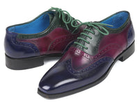 Paul Parkman Men's Multi Color Wingtip Oxfords (ID#PP2284)