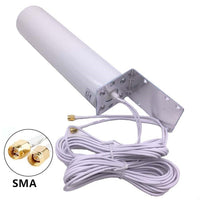 JX 3G 4G LTE External Antennna Outdoor With 5m Dual SlIder CRC9/TS9/SMA Connector for 3G 4G Router Modem