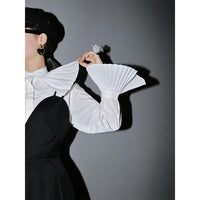 MARIGOLDSHADOWS - Original Mirai Pleated One Shoulder Dress