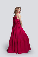 AKOSEE - Original Mae Parachute Maxi Dress in Pink