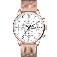 SWISH 2022 Top Brand Luxury Men Watches Waterproof Stainless Steel Wristwatch Men's Chronograph Casual Quartz Watch