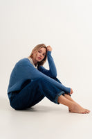 Q2 - Original Relaxed Mom Fit Jeans in Mid Wash Blue