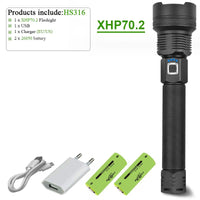 Super Powerful XHP90.3 Led Flshlight USB Rechargeable Tactical Flash Light Xhp70 Xhp50 Torch Light Work Lamp Lantern for Hunting