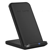 FDGAO 15W Qi Wireless Charger 2 in 1 Fast Charging Stand for iPhone 12 Mini 11 Pro XS Max XR X 8 Airpods Pro Samsung S20 S10 S9