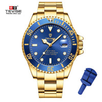 Drop Shipping Tevise Top Brand Men Mechanical Watch Automatic Fashion Luxury Stainless Steel Male Clock Relogio Masculino 2020