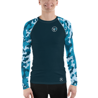 Men's Venture Pro Camo Sleeve Performance Rash Guard UPF 40+