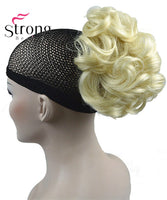 StrongBeauty Short Curly Clip in Claw Ponytail Hair Extension Synthetic Hairpiece 80g With a Jaw/Claw Clip