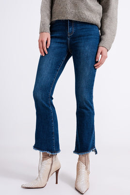 Q2 - Original High Waisted Jeans With Asymmetrical Hem