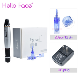 Dr Pen Ultima A1 Electric Derma Pen With 22 Pcs Cartridges Mesotherapy Auto Micro Needle Pen Derma Microneedling System