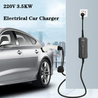 Teschev EV Charger SAE J1772 Level 2 Type 1 8~16A Car Charging Stations Type 2 IEC62196-2 Smart Electric Vehicel Charger for Kia