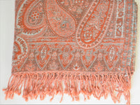 Original Handwoven Paisley Jamavar One of a Kind Limited Edition Designer Shawl