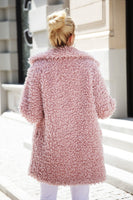 LUXURY AND ME - Original Faux Fur Long Casual Coat