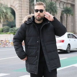 Winter Men Plus Fertilizer XL Down Jacket 8xl 260 Kg Long Section Oversized 160kg 10XL9XL Plus Size Winter Coat