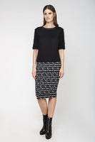 CONQUISTA FASHION - Original High-Waisted Midi Pencil Skirt