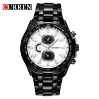 CURREN - Original 2024 New Curren Luxury Brand Watches Men Quartz Fashion Casual Male Sports Watch Full Steel Military Watches Relogio Masculino