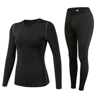 FANCEEY - Original O Neck Shirt Base Women Thermal Underwear Long Johns for Women Thermal Clothing Second Skin Winter Female Thermal Suit