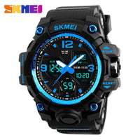 New Fashion Men Sports Watches SKMEI Brand Quartz Analog LED Digital Military Waterproof Clock Wristwatches Relogio Masculino