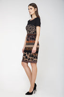 CONQUISTA FASHION - Original Short Sleeve Print Dress