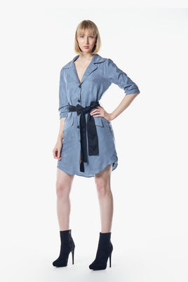 LE REUSSI - Original Cielo Blue Blazer Dress