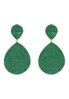 MONTE CARLO - Original Earrings Gold Emerald Zircon