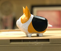 Premium Quality Handcrafted Wood Piglet Corgi