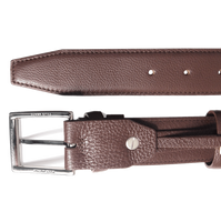 34 Mm Duo Ply Leather Belt Brown