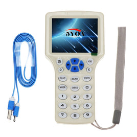 RFID Copier Writer Readers Duplicator 125KHz 13.56MHz USB Programmer NFC Smart 10 Frequency Key Fob Cards Reader UID Decoder