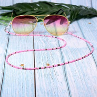 MOON GIRL Colorful Seed Beads Eyeglass Chains Street Stylish Brillenketten Girl Fashion Sunglasses Chain Eyewears Cord Holder