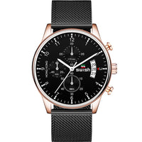 SWISH 2022 Top Brand Luxury Men Watches Waterproof Stainless Steel Wristwatch Men's Chronograph Casual Quartz Watch