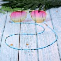 MOON GIRL Colorful Seed Beads Eyeglass Chains Street Stylish Brillenketten Girl Fashion Sunglasses Chain Eyewears Cord Holder