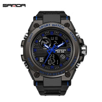 SANDA Brand G Style Men Digital Watch Shock Military Sports Watches Fashion Waterproof Electronic Wristwatch Mens 2020 Relogios