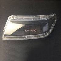 YJWAUTO - Original Headlight Lens for Mitsubishi Sport Pajero Race Headlamp Cover Car Glass Replacement Front Head Light Auto Shell Projector Lens