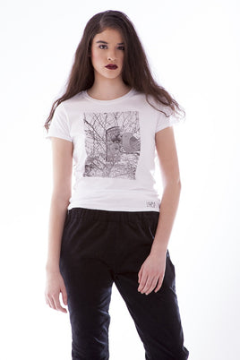 Women's Fashion T-Shirt - Snow Bird