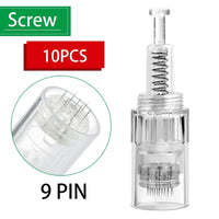 RAIULEKO - Original 100/50/20pcs Screw Bayonet Cartridge Replacement for Dr.imp Pen Micro Needle 9 Pin/12 Pin/36 Pin/3d/5d Nano