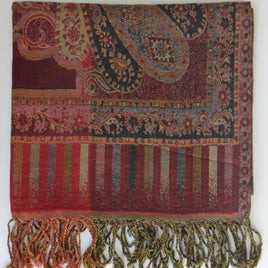 Original Handwoven Paisley Jamavar One of a Kind Limited Edition Designer Shawl