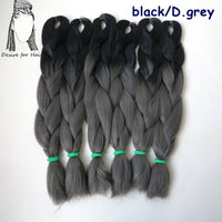 Desire for Hair 10packs Per Lot 24inch 100g Synthetic Braiding Hair Jumbo Braids 3 Tone Omber Blonde Lavender Color