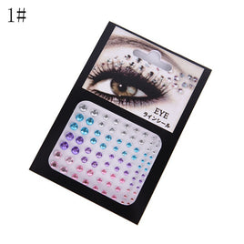 Tattoo Diamond Makeup Eyeliner Eyeshadow Face Sticker Jewel Eyes Makeup Crystal Eyes Sticker